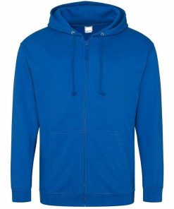 Zipped Hoody Royal Blue