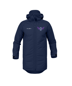 Empire 3/4 Length Padded Coat (Navy)