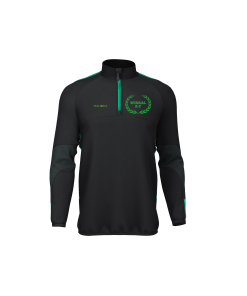 WAC Team 1/4 Zip (Black and Green)