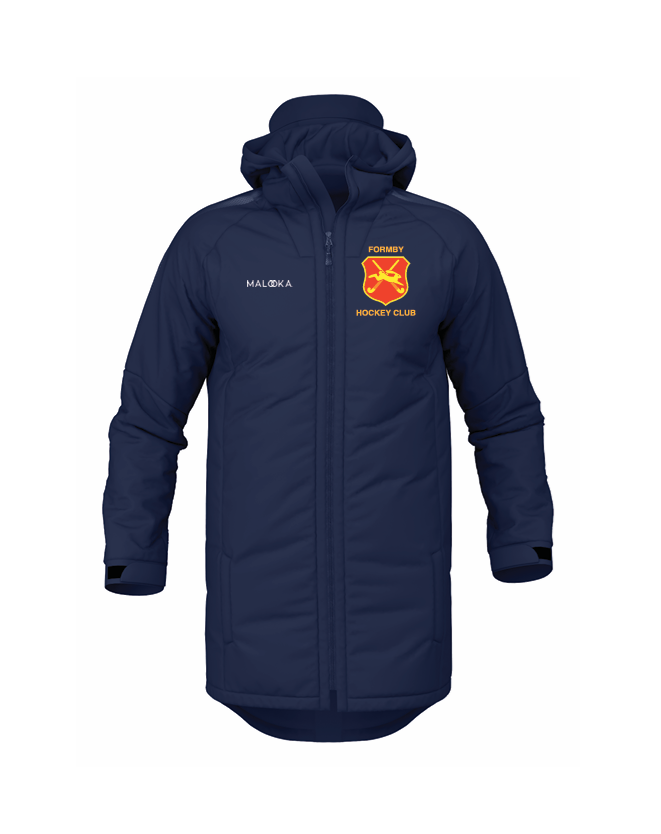 FHC 3/4 Length Padded Coat (Navy)