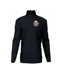 Dave Day Polyester 1/4 Zip Top (Black)