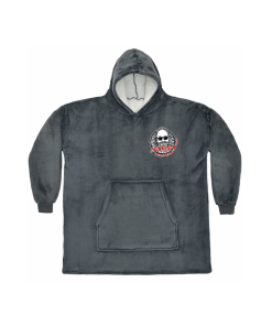 Dave Day Oversized Hooded Blanket (Charcoal)
